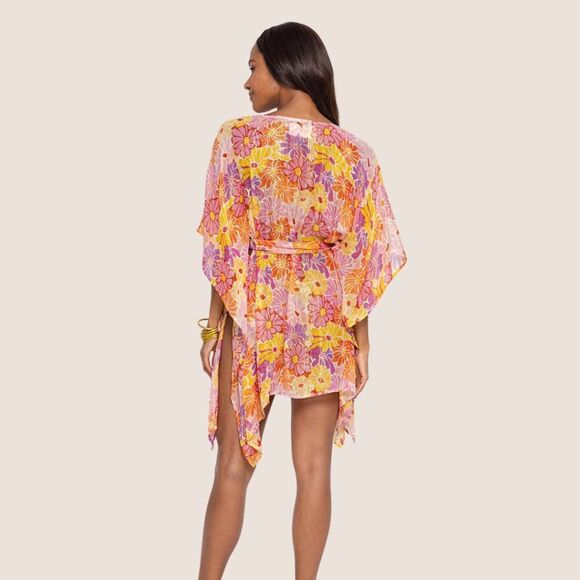 SUNDRESS Floral Livy Cover Up - ONE SIZE - Picture 3 of 4
